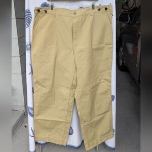 Filson Style 77 Dry Double Vintage Tin Cloth Work Pants In Tan 44x31